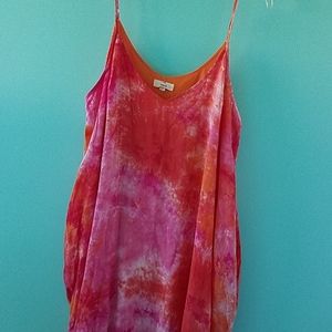 NWOT Maxi tie dye sun dress